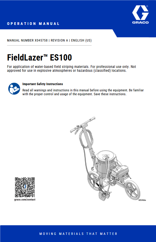 Graco FieldLazer ES100